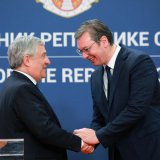 Tajani u obraćanju sa Vučićem komentarisao krizu srpske Vlade 4