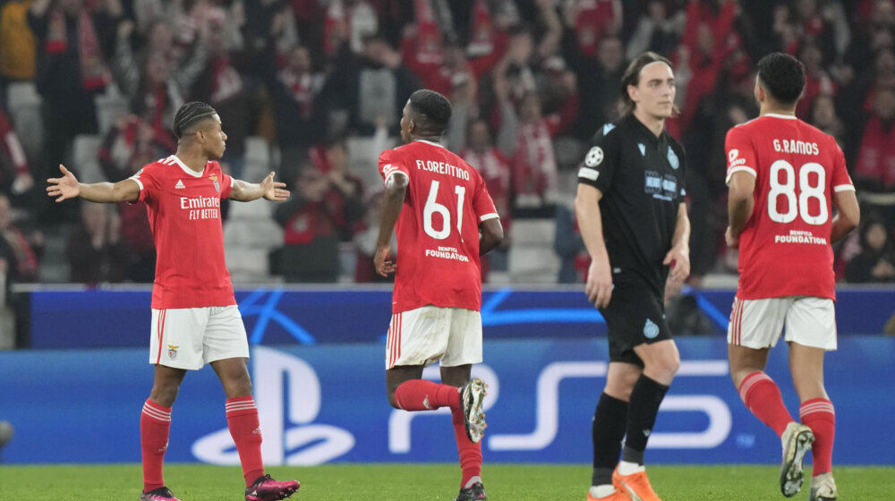 Fudbaleri Benfike lako protiv Briža, Čelsi preokrenuo protv Borusije Dortmund za četvrtfinale Lige šampiona 1