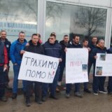 Protest radnika JKP "Vodovod i kanalizacija" u Kragujevcu zbog loših uslova rada 2