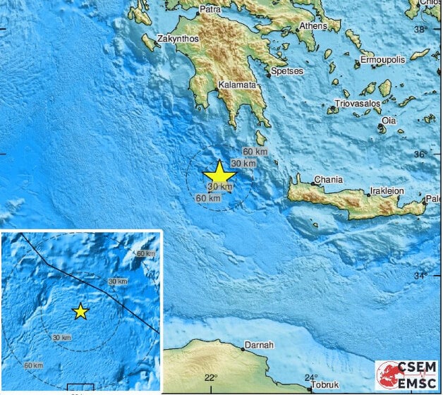 Zemljotres od 5.6 po Rihteru pogodio Grčku 1