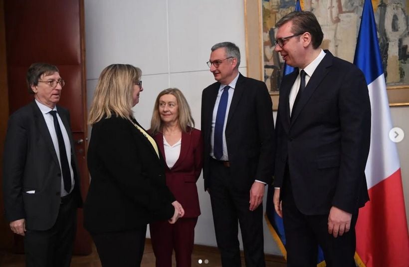 Vučić sa delegacijom Senata Francuske o Kosovu i regionu 1