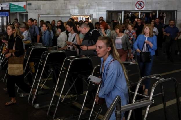 kijevski metro tokom napada