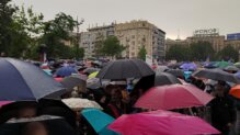 Završen četvrti protest "Srbija protiv nasilja", sledećeg petka novi skup (FOTO, VIDEO) 14