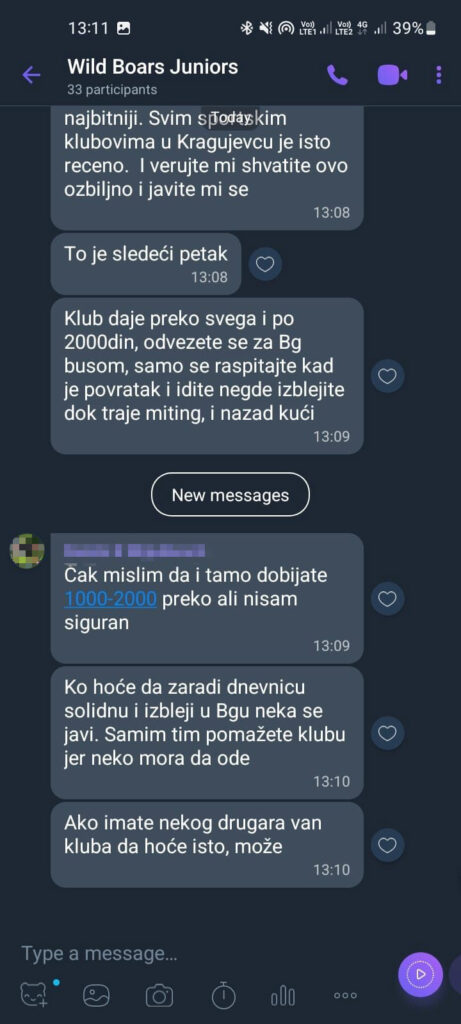 Kako kragujevački SNS regrutuje sportiste za miting 26. maja: Naređenje za odlazak u Beograd dobili i Divlji veprovi 3