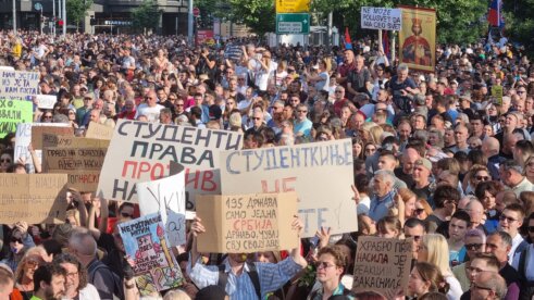 Protest “Srbija protiv nasilja” kroz objektive fotoreportera (FOTO) 49