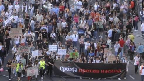 Protest “Srbija protiv nasilja” kroz objektive fotoreportera (FOTO) 36