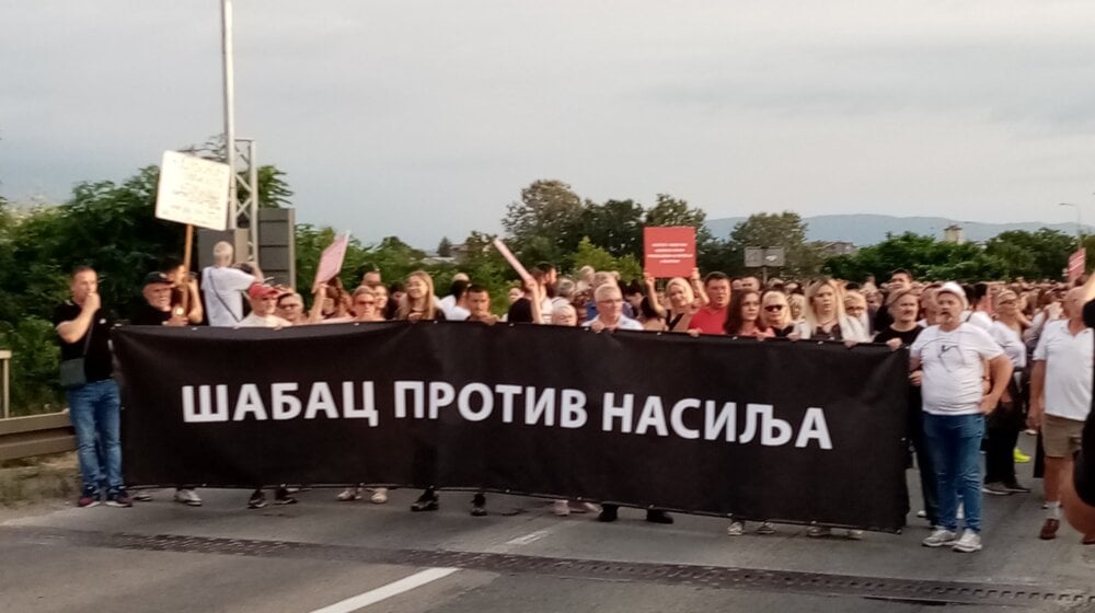 Protest "Srbija protiv nasilja" u Šapcu: Vlast gaji i podstiče nasilje 1