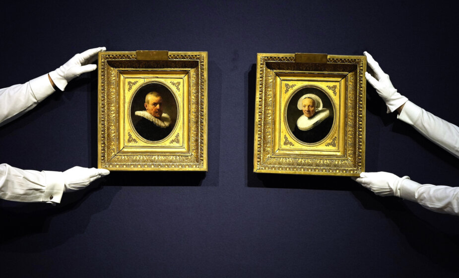 Dva Rembrantova portreta prodata na aukciji za više od 13 miliona evra 1