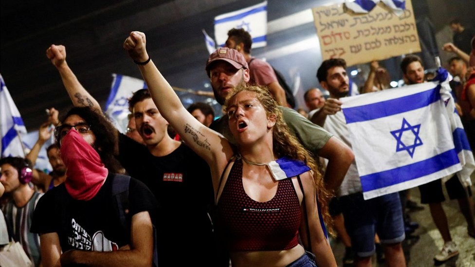 Protest in Tel Aviv against judicial reform, 25 Jul 23