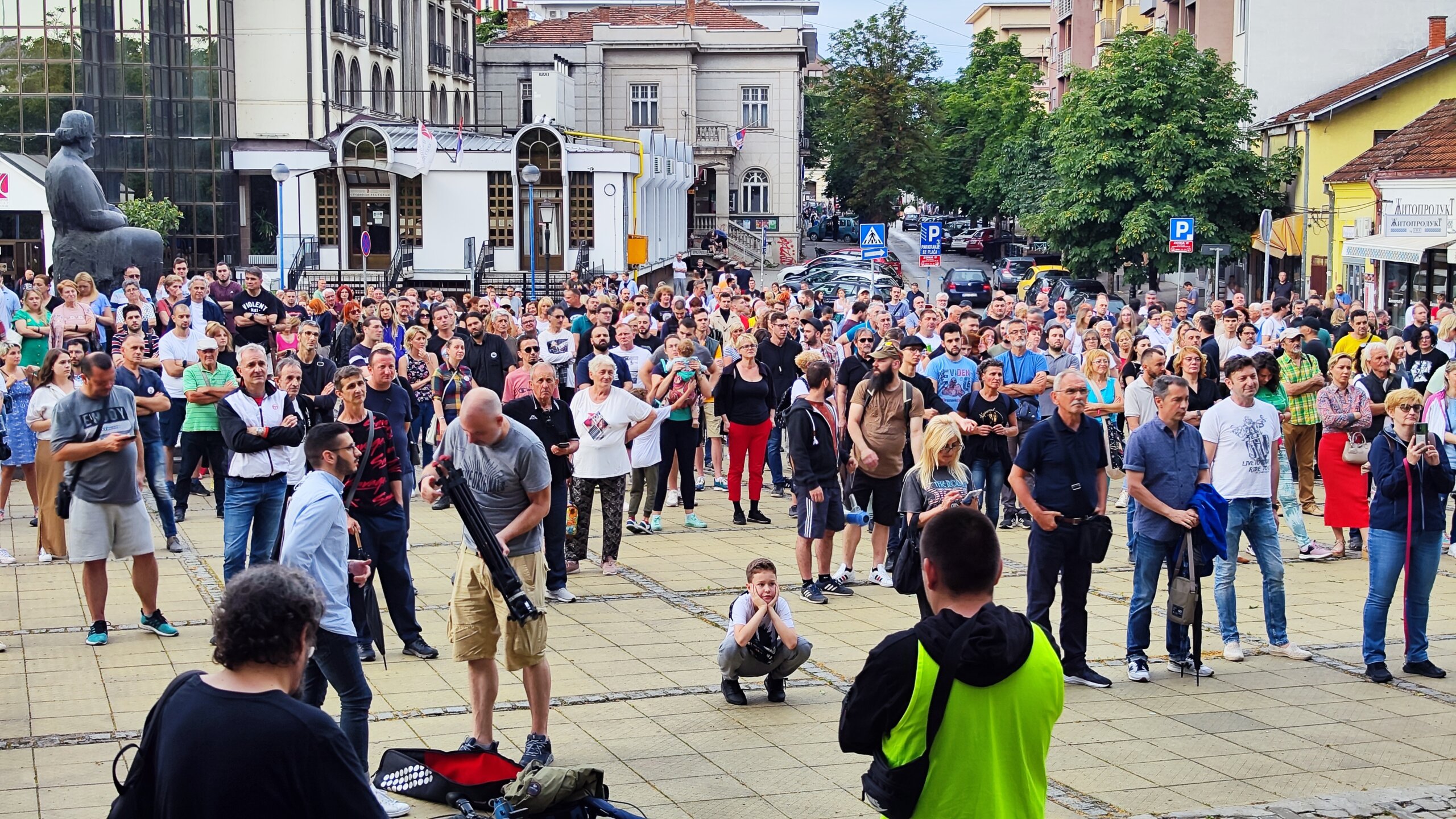 (FOTO, VIDEO) Kako je izgledao deveti protest „Srbija protiv nasilja“ 9