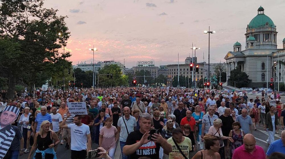 U Beogradu večeras 18. protest "Srbija protiv nasilja" - tema obrazovanje i vladavina prava (MAPA) 1