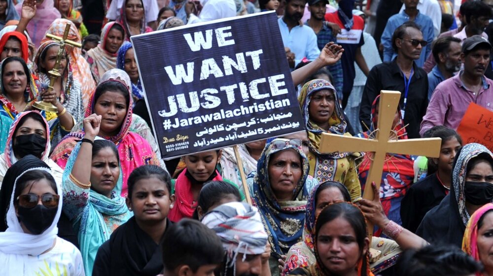 protest hrišćana u pakistanu