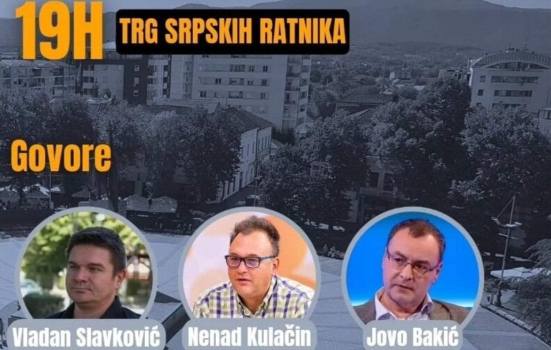 Slavković, Kulačin i Bakić večeras na protestu u Kraljevu, Kragujevčani dolaze u znak podrške Voštiniću 1