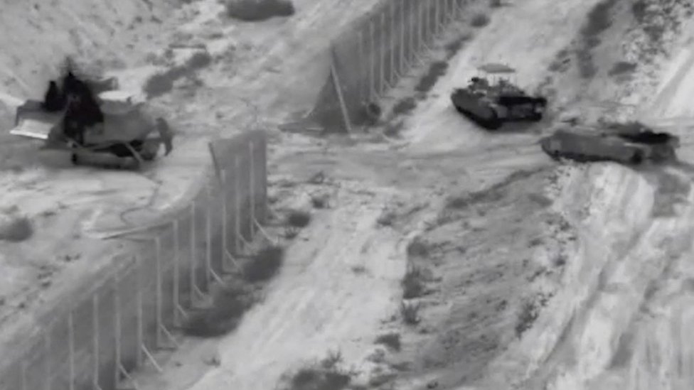 Izraelski tenkovi ušli u Pojas Gaze - fotografija izraelske vojske