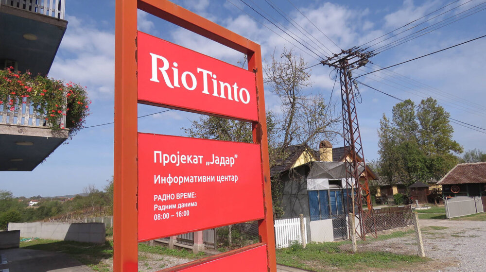"Rio Tinto" podneo devet tužbi protiv Srbije zbog obustave projekta "Jadar" 1