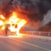 VIDEO, FOTO Zastoj na auto-putu: Kilometarske kolone ka Nišu zbog lančanog sudara i požara, saobraćaj se polako normalizuje 12