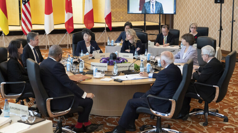 Ministri G7 izrazili 'ogromnu zabrinutost' zbog opasnosti na Bliskom istoku 10