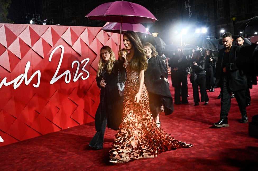 Amal Clooney attends The Fashion Awards 2023 presented by Pandora at the Royal Albert Hall on December 04, 2023 in London, England.