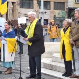 Tolkač: Iznenađujuće veliki broj građana se priključio "Maršu solidarnosti za Ukrajinu" u Beogradu 2