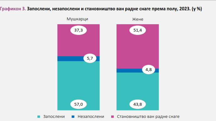 Gde su žene, a gde muškarci na tržištu rada Srbije: Šta je pokazala Anketa o radnoj snazi? 2