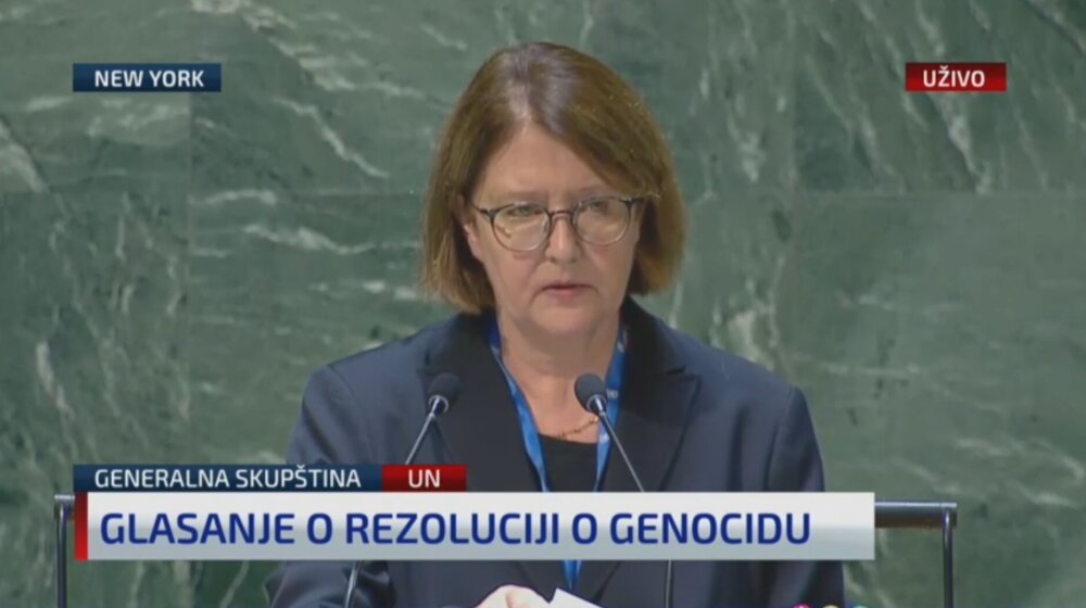 Šta je predstavnica Nemačke u UN rekla o tekstu rezolucije o Srebrenici? (VIDEO) 1