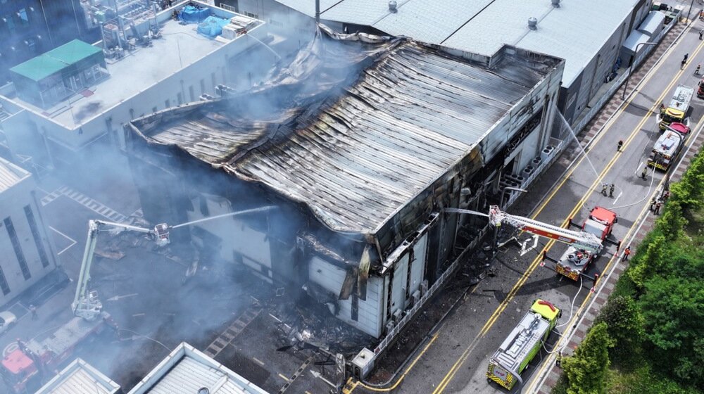 Požar u fabrici litijumskih baterija u Južnoj Koreji: Stradalo najmanje osam osoba, 23 se vode kao nestale 1
