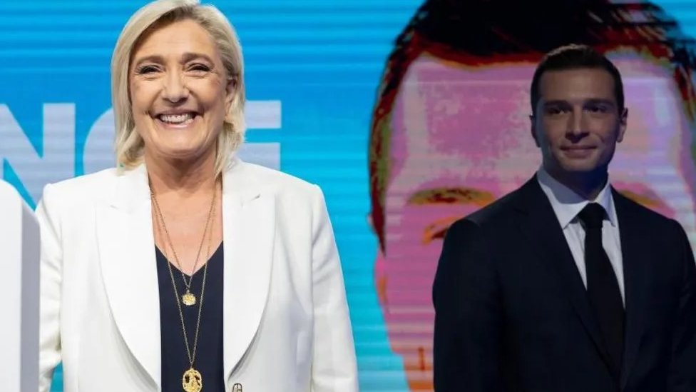 Marin Le Pen i Žordan Bardela