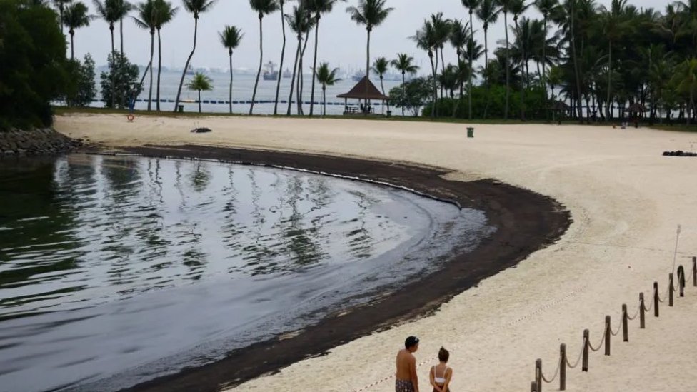 Zagađenje okeana: Oko 400 tona nafte se izlilo kod obala Singapura 11