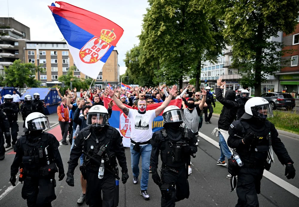 srpski navijači, srbija, euro 2024