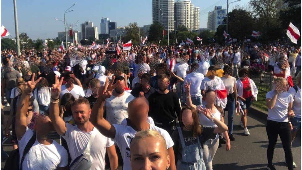 Gnjot na masovnim protestima protiv režima Aleksandra Lukašenka, leto 2020. godine