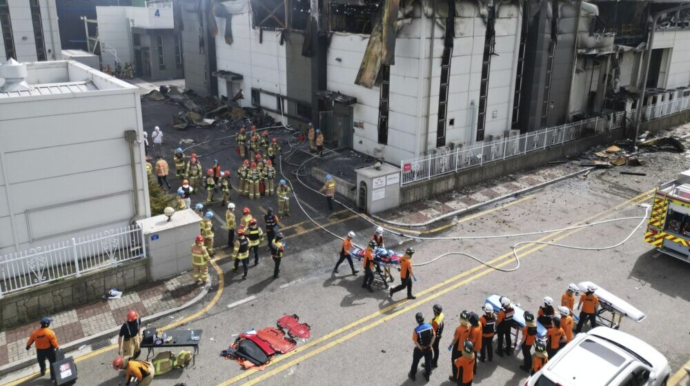 U požaru u fabrici litijumskih baterija u Južnoj Koreji poginule 22 osobe 1