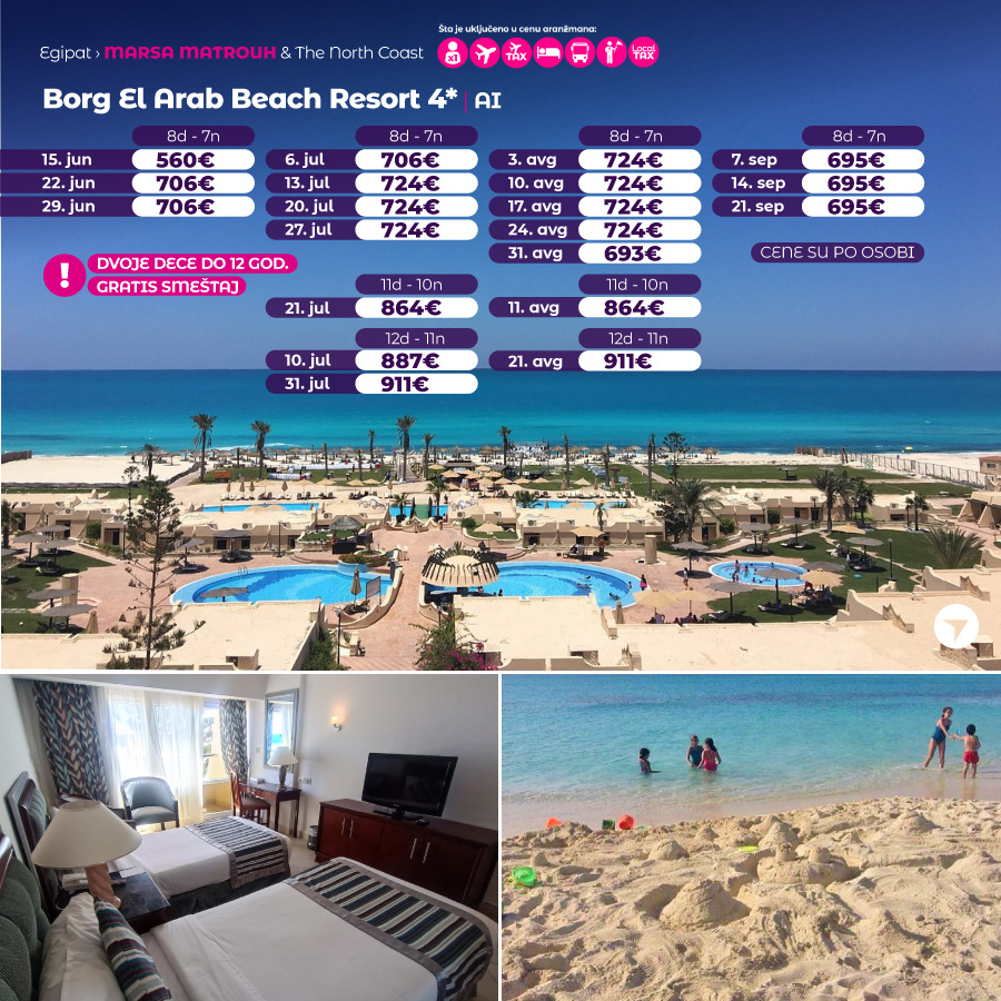 Otkrijte RAJ na plažama Marsa Matruh: Egipatska oaza na obali Sredozemnog mora! 8 dana već od 560€ All Inclusive 6