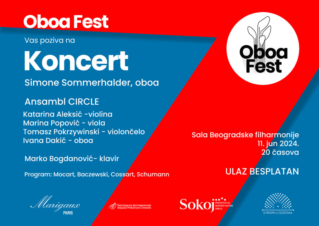Sedmi Oboa Fest od 10. do 13. juna u Beogradu 1