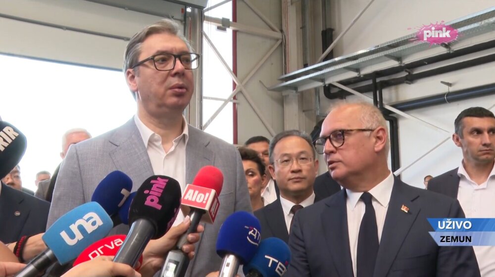 Vučić tokom predstavljanja novog kineskog voza "Soko" poručio da Srbija nije "kineski vazal" 1