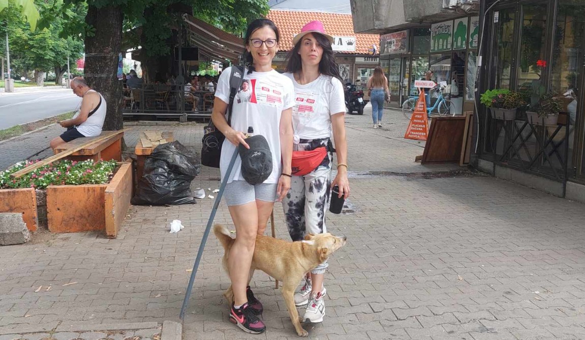 Ana i Sanja idu peške od Pirota do manastira Tumane za pomoć Dimitriju Pešiću koji je u nesreći izgubio nogu 3