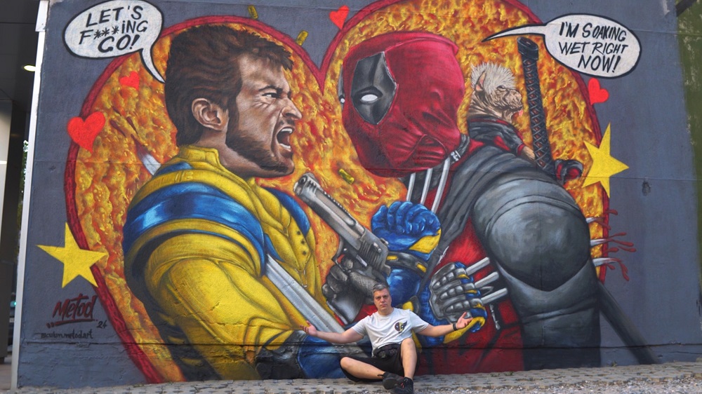 Mural posvećen novom Marvelovom blokbasteru "Dedpul i Vulverin" ukrasio kutak prestonice 2