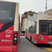 Autobus GSP-a oštećen u saobraćajnoj nezgodi u Zemunu, zabio se u drugi autobus 11