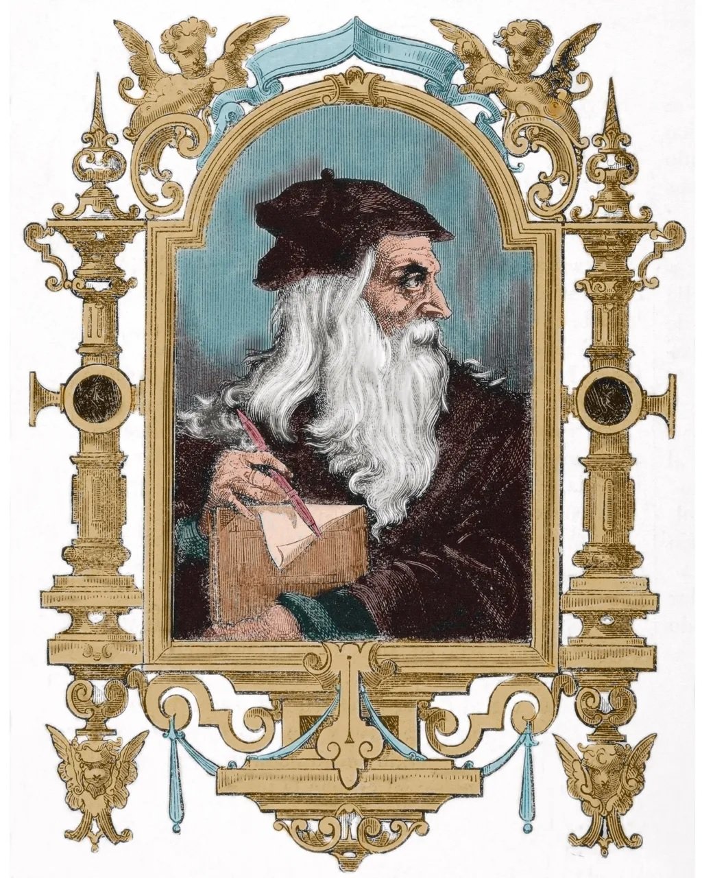 Leonardo da Vinči je pisao kao u ogledalu, s desne na levo