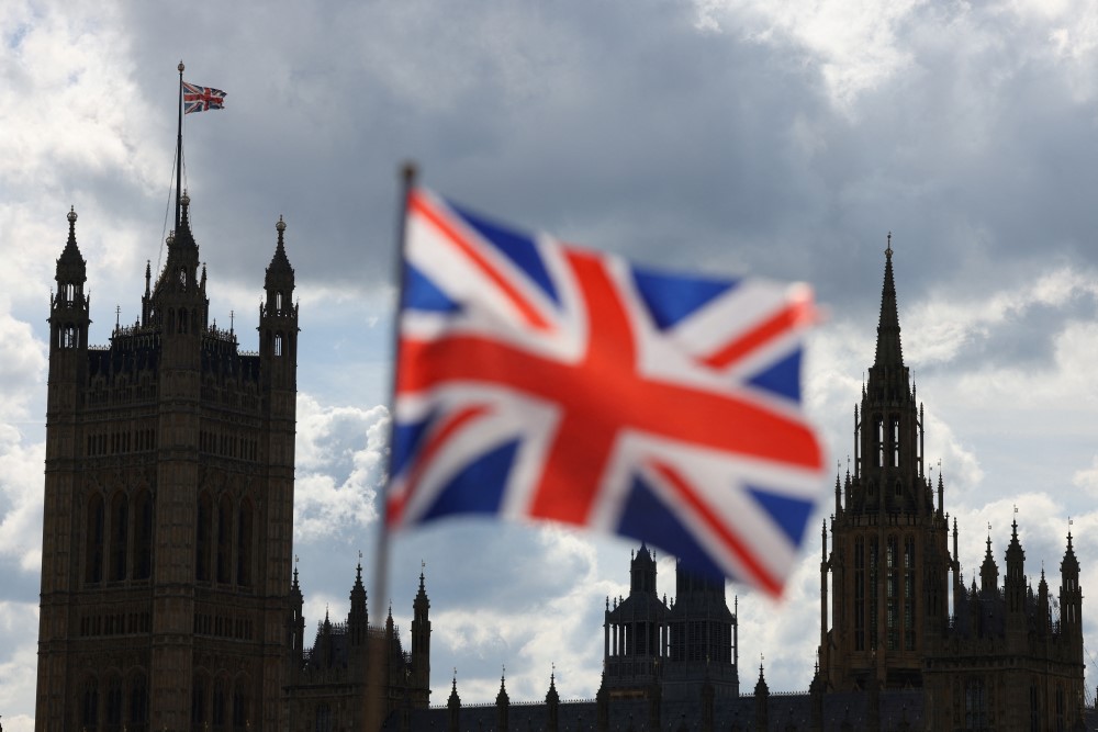 Britania e Madhe, Londër, Parlamenti, Flamuri i Britanisë së Madhe, flamuri britanik