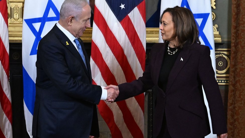 Izbori u Americi 2024: „Vreme je da se ovaj rat završi", poručila Kamala Haris posle sastanka sa Netanjahuom 9