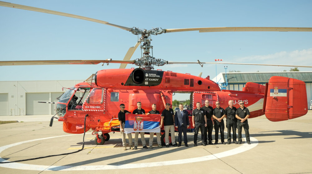 Protivpožarni helikopter MUP Srbije upućen u Severnu Makedoniju 1