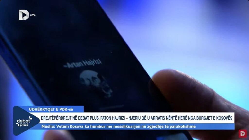 Mediji: Begunac Faton Hajrizi brat osumnjičenog za ubistvo srpskog policajca, zajedno bili u kolima, sa bratovog telefona se uključio u emisiju 2