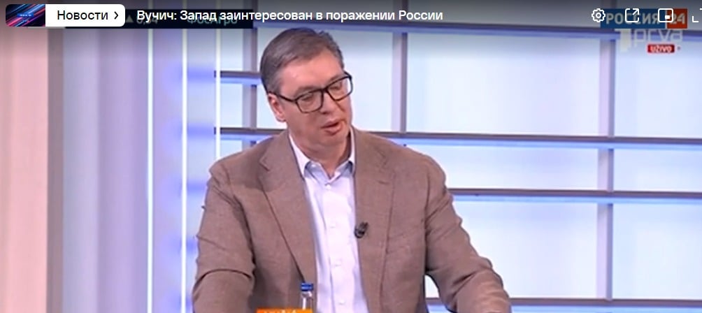 Vučić završio na ruskoj TV zbog ove izjave: Ruski mediji opet o predsedniku Srbije 2