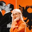 Pretili su mi zbog slike na kojoj se ljube Vučić i Kurti: Ermira Murati, alias Orange Girl, autorka čuvenog Poljupca (KisS) za Danas 19