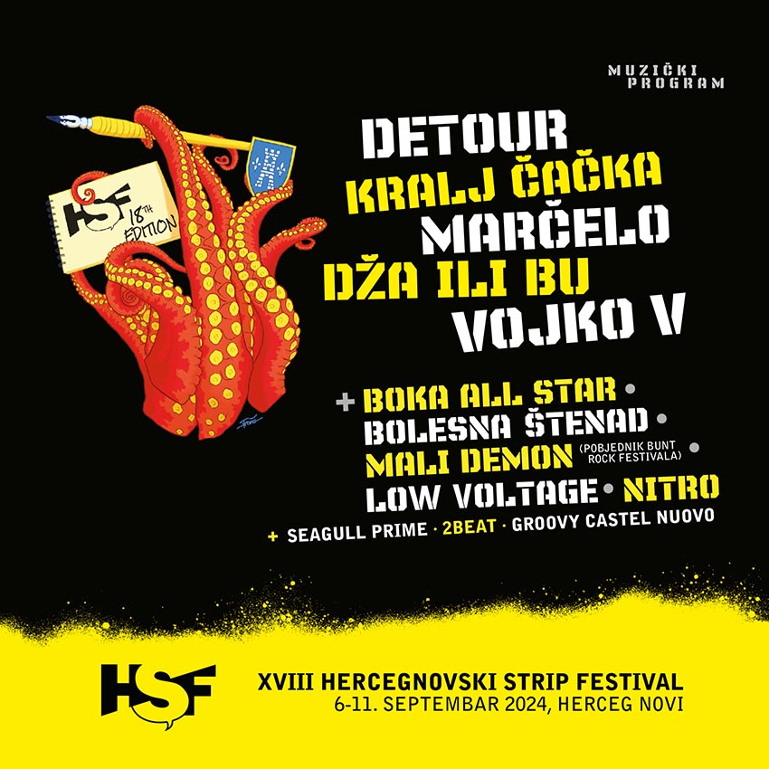 Hercegnovski strip festival 2024. od 6. do 12. septembra 1
