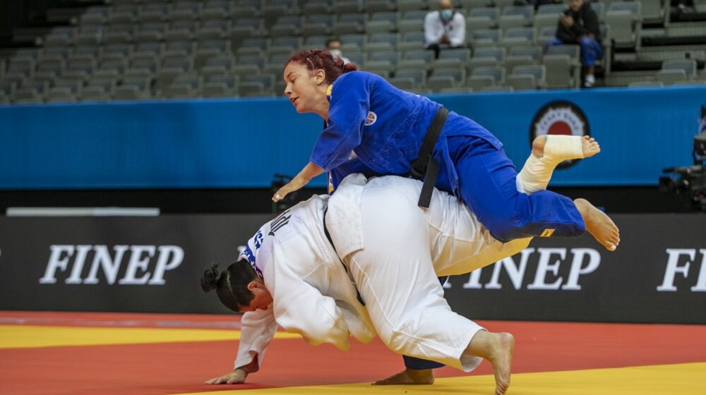 Džudistkinja Milica Žabić u borbi za bronzu na Igrama u Parizu 7