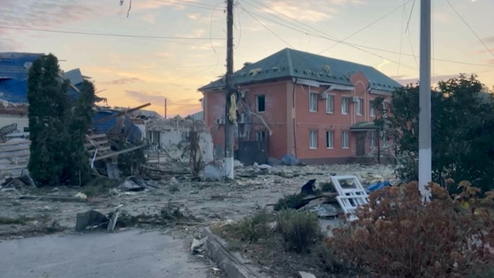 Srušene i oštećene zgrade u Kurskoj oblasti