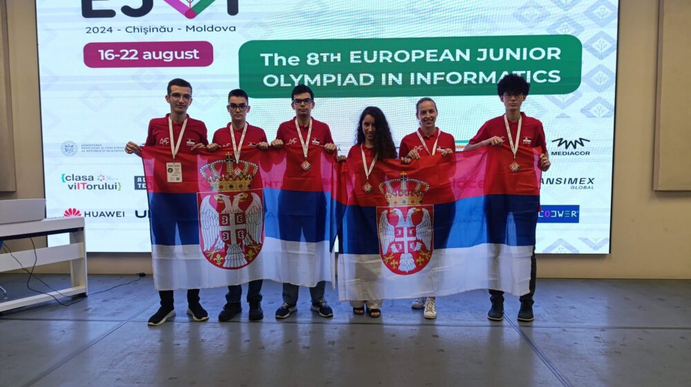 Tim Srbije na Evropskoj juniorskoj informatičkoj olimpijadi osvojio četiri medalje 7