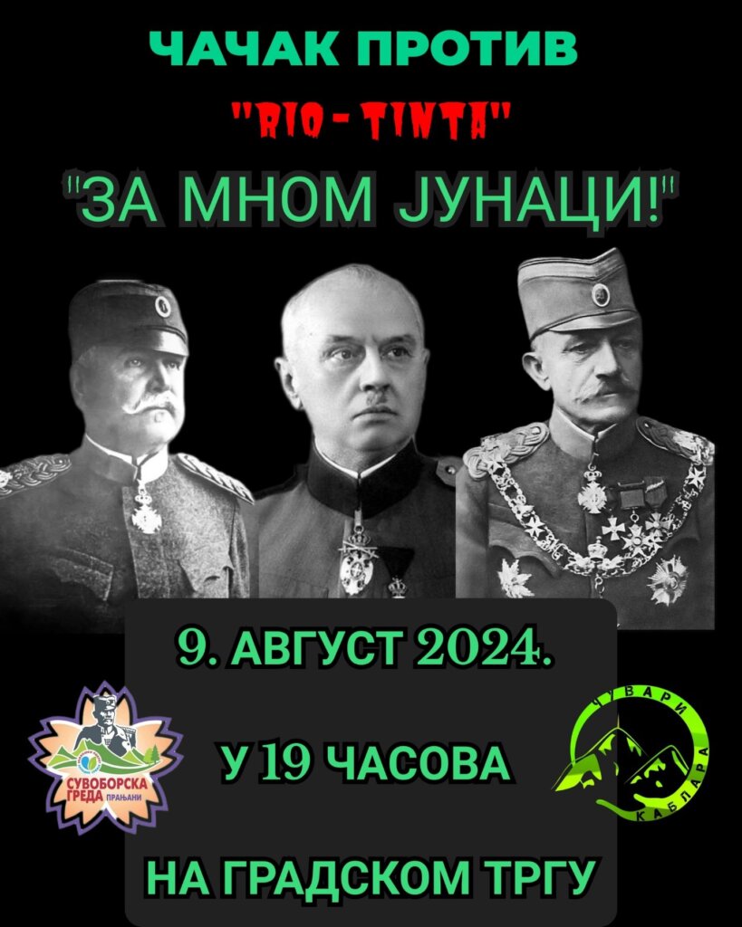 Ko sve organizuje proteste protiv litijuma po Srbiji, ko su govornici od kojih neki pozivaju na motke? 7