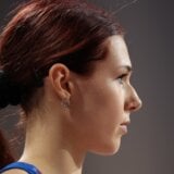 Angelina Topić u finalu skoka uvis na Olimpijskim igrama u Parizu 5
